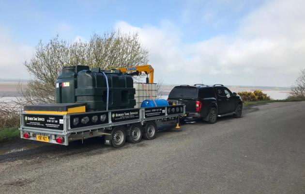 Border Tank Services van and equipment